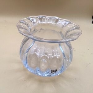 Orefors anemone crystal vase